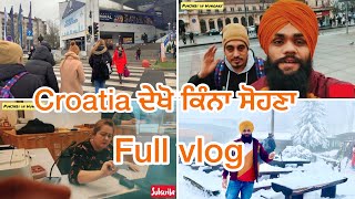 Croatia country full vlog in PunjabiIndian in Croatiabeautiful country Parmhungary [upl. by Ainaled]