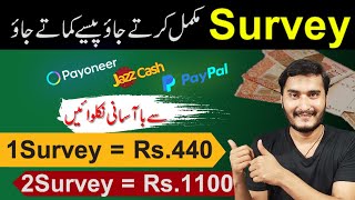 Survey Earning  How to earn money from gaddin  Earn from home  Earn from surveys in Pakistan [upl. by Ramirolg]