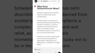 What Does Schadenfreude Mean [upl. by Alset]