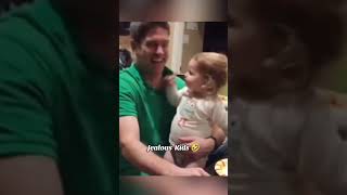 Jealous Kids Doing Funny Things 🤣😂 baby kids toddler funnybaby funnykids dad mom hilarious [upl. by Helms]