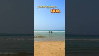 Anniversary in GOA🌊🌴🫶🏻 couplevlog minivlog [upl. by Anetsirk834]