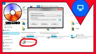 montar imagen iso en una unidad virtual [upl. by Aihsiym190]