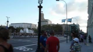 Place de Catalunya Metro Station Barcelona [upl. by Ahsiuq585]