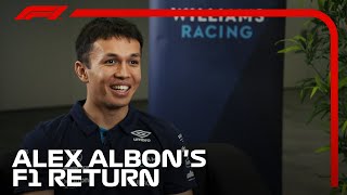 quotWilliams Believe In Mequot  Alex Albons Return To F1 Interview [upl. by Lenehc]