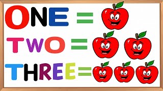 1 To 20 Counting  One Two Three  123 Number  1 to 20 spelling [upl. by Hedgcock]