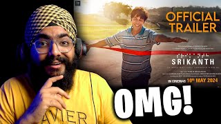 SRIKANTH Trailer REACTION [upl. by Yendis406]