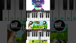 FNF Pirate Song Vs Old MacDonald Had A Farm Song  Easy Piano Tune shorts [upl. by Adalheid]