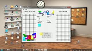 Falling Blocks game project in vb net with source code [upl. by Akiret754]