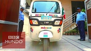 Por qué la embajadora de México en India viaja en rickshaw y no en limusina [upl. by Nojad42]