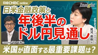 【24年末にかけて円高・1ドル＝145円│来年は円安ドル高方向に戻る／日米金融政策とドル円相場見通し】尾河眞樹氏／FOMC：米政策金利と経済物価見通し／日銀：国債買い入れと利上げ／米大統領選が波乱要因 [upl. by Lletnom]