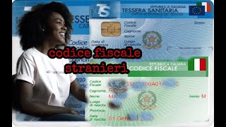 Come ottenere il Codice fiscale stranieri Guida completa [upl. by Pillow365]