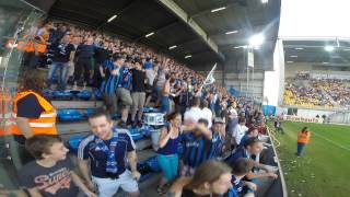 Waasland Beveren  Club Brugge North Fanatics 260714 [upl. by Ayatnwahs]