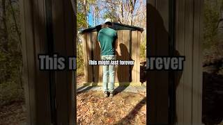 This cheap shed might last forever shed diy storage backyard [upl. by Riker]