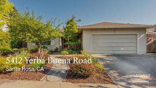 5412 Yerba Buena Road  Santa Rosa Home for Sale [upl. by Dehsar926]