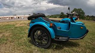 Ural Sidecar Motorcycle—Carribean Blue [upl. by Bancroft]