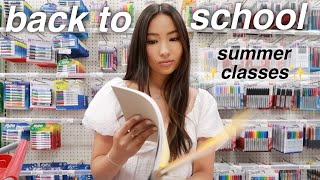 back to school supply shopping for summer college classes [upl. by Ilrebmik58]