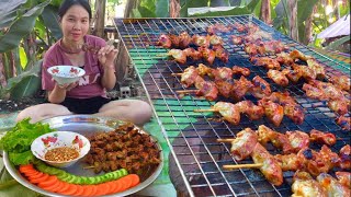 Cooking Cow Pork Intestine BBQ Recipe  Yummy Cooking Pig Intestine Recipe Eating Delicious [upl. by Ericka]