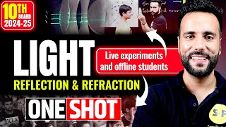 Light Reflection and Refraction with Experiment One Shot 202425  Class 10th Science By Ashu Sir [upl. by Bautram823]