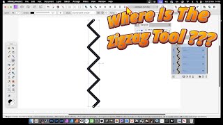 Where Is The Zigzag Tool In Affinity Photo [upl. by Trefler460]