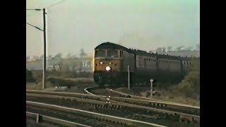 British Rail 1987  47221 at Barkston South Junction ECML [upl. by Croner]