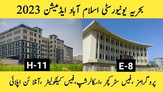 Bahria University Islamabad Admission 2023  How To Apply In Bahria University  BU Fee Structure [upl. by Shepherd570]