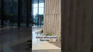 Infosys noida office view infosys office views shorts new ytshort noida [upl. by Letnohs]