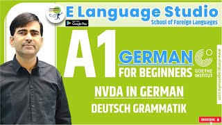 NVDA in German  Deutsch Grammatik A1  Learn German A1 [upl. by Esile]