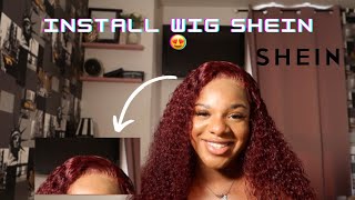 INSTALL WIG SHEIN couleur parfaite ftSHINE [upl. by Suckow]