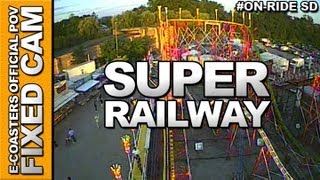 Super Railway  Foire St Jean Strasbourg  OnRide ECAM [upl. by Meekahs]