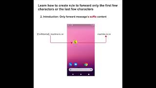 How to forward SMS partially by using SMS forwarder [upl. by Donovan]