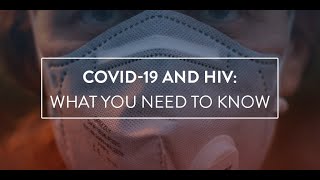 COVID19 and HIV What you need to know Webinar [upl. by Htebaras]