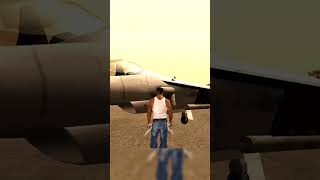 Steel Military Jet in GTA San Andreas PT3 gtasanandreas shorts [upl. by Lentha]