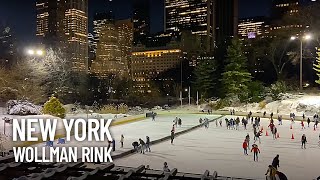 Wollman Rink at Night  Central Park in New York USA [upl. by Livvi]