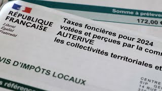 La taxe foncière a bondi de 20 en cinq ans 33 en dix ans en France [upl. by Voltz]