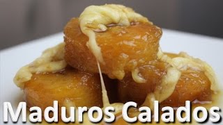 Como Hacer Maduros Calados Receta  Postre De Platano Maduro Facil y Rapido [upl. by Dragelin]