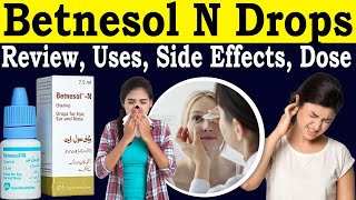 Betnesol n eye drops uses in urdu  betnesol n drops how to use  betnesol n eareye drops  benefit [upl. by Annaet]