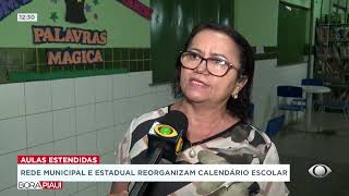 Rede municipal e estadual reorganizam calendário escolar [upl. by Asyal]