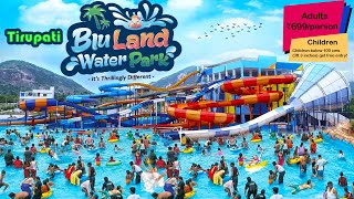 Bluland Water Park Tirupati  Water Park Near Tirupati  Full Tour  THRILL amp FUN Slides Tirupati [upl. by Annim21]