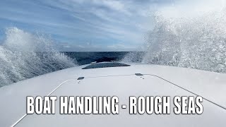 HOW TO DRIVE A BOAT IN ROUGH SEAS  BIG OCEAN SWELLS [upl. by Neveda]