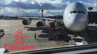 TRIP REPORT  Emirates A380 Washington Dulles IAD  Dubai International DXB [upl. by Nywles815]