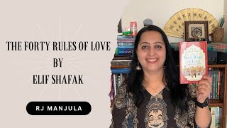 The Forty Rules Of Love By Elif Shafak elifshafak bookreviewbyrjmanjula rumipoetry rjmanjula [upl. by Nwhas]