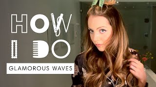 Liz Gillies’ Glamorous Waves Hair Tutorial  How I Do  Harper’s BAZAAR [upl. by Sydelle197]