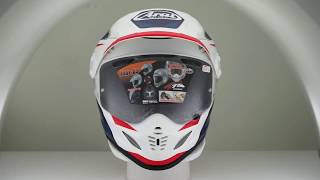 Arai TourX 4 Break Blue Motocross Helmet [upl. by Taub]