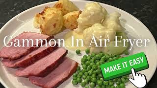 Air Fryer Gammon  The Best Way to Make It [upl. by Chesney]