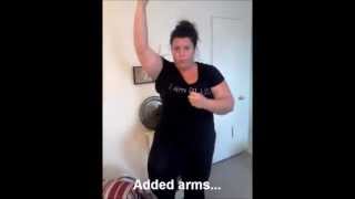 Plus woman Insanity Workout Results and Modifiers [upl. by Nedia557]