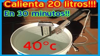 COMO HACER UN CALENTADOR DE AGUA CON RESISTENCIAS TERMICA [upl. by Boy]