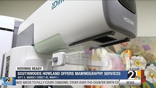 Southwoods Health now offering mammography services in Howland [upl. by Rives]