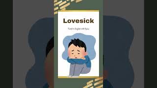 Lovesick  Vocabulary  Daily Conversation  Spoken English through Tamil [upl. by Esidnac]