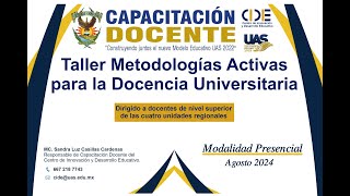 Taller de Metodologias Activas [upl. by Jenne]