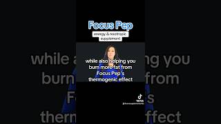 Focus Pep energy and nootropic supplement productivity nootropic [upl. by Fineman]